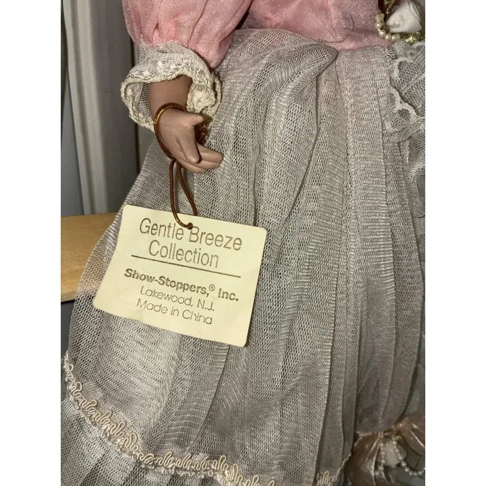 Show Stoppers Porcelain Doll On A Swing Gentle Breeze Collection Vintage